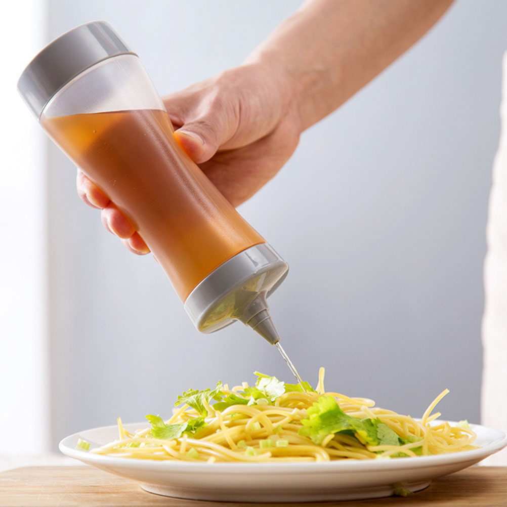 Condiment Squeeze Bottle - 2Pcs Clear Squeeze Bottles for Sauces