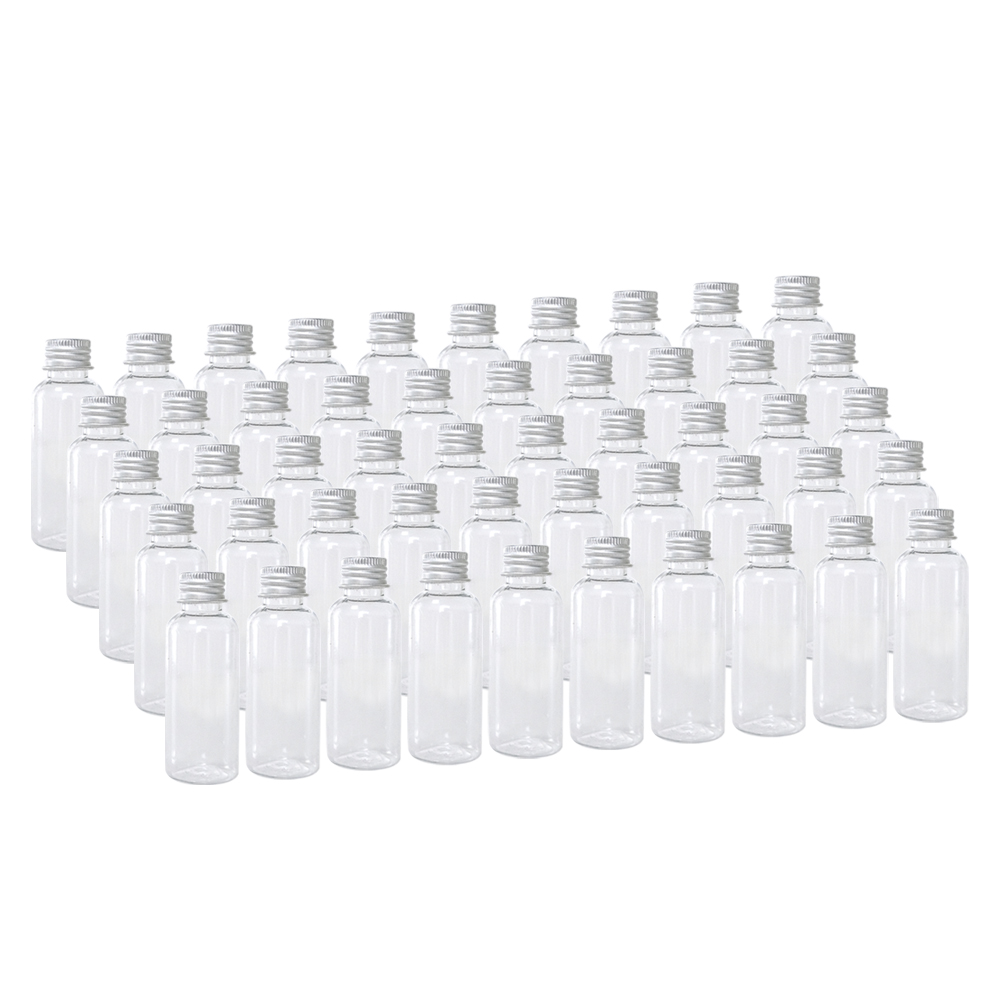 Food Storage Aluminum Containers - 100Pcs Plastic Bottle With Aluminium Screw