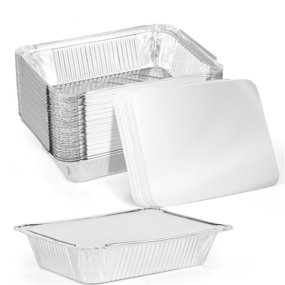 Food Storage Aluminum - 10PCS New With Lids Aluminum Foil