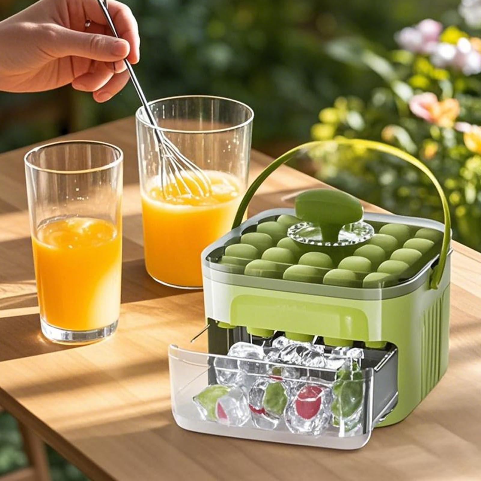 Easy Press Ice Cubes Maker Ice - đánh giá và giá Food Storage Essentials