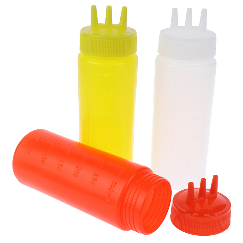 3 Hole Squeeze Bottle Sauce Vi - đánh giá và giá Condiment Squeeze Bottle