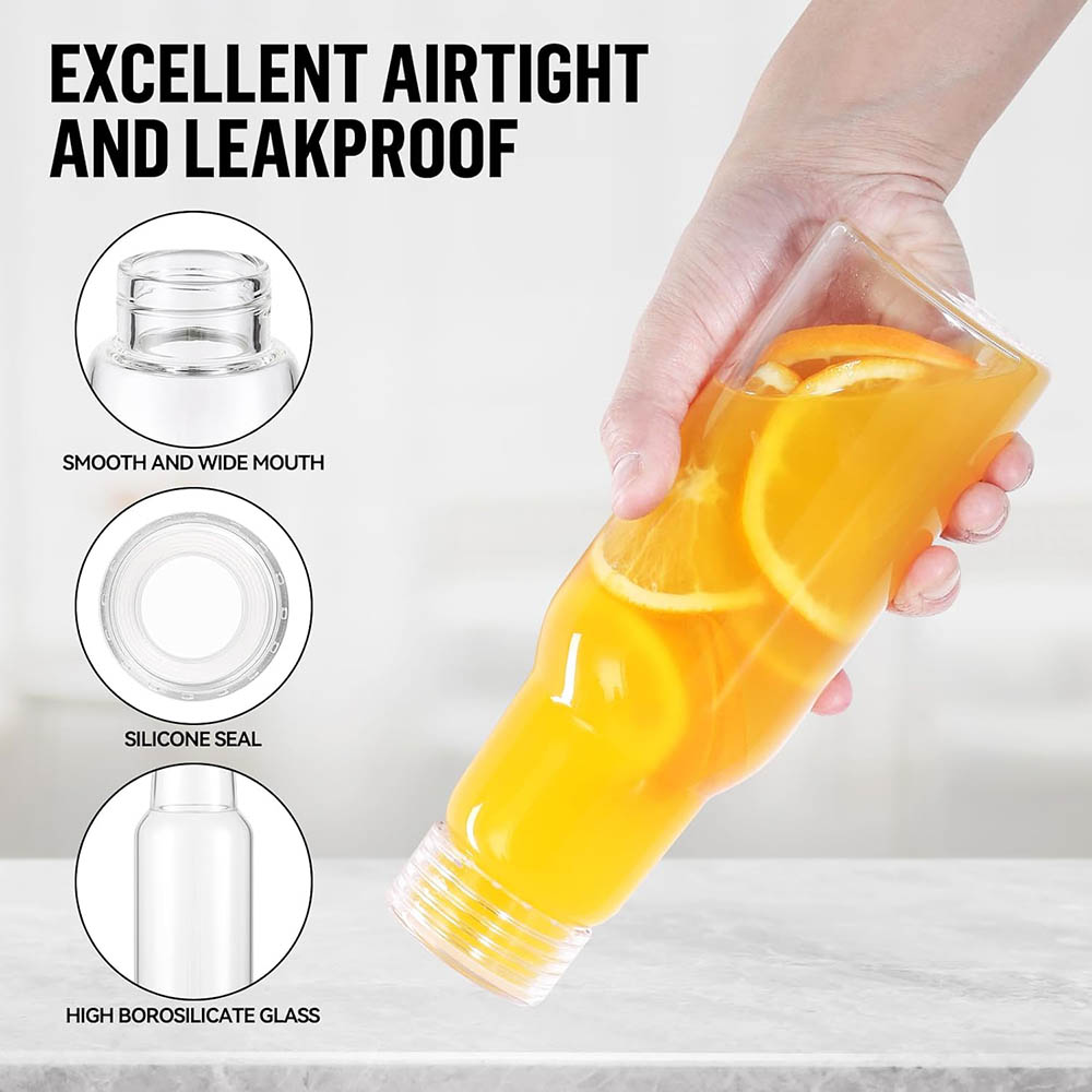 17oz Glass Bottles with Lids,  - đánh giá và giá Food Storage 30 Years