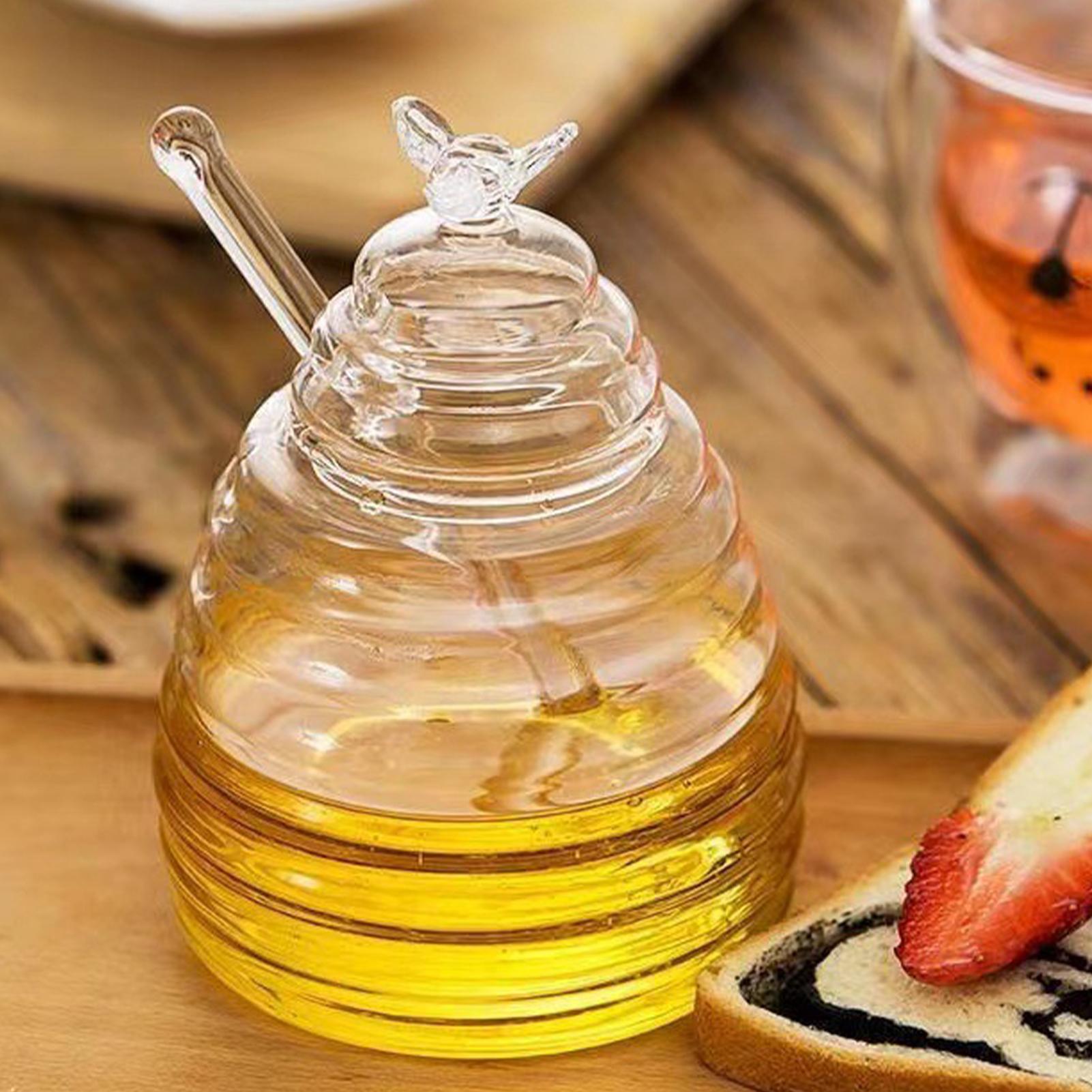 Honey Jar with Lid Glass Honey - đánh giá và giá Food Storage 30 Years