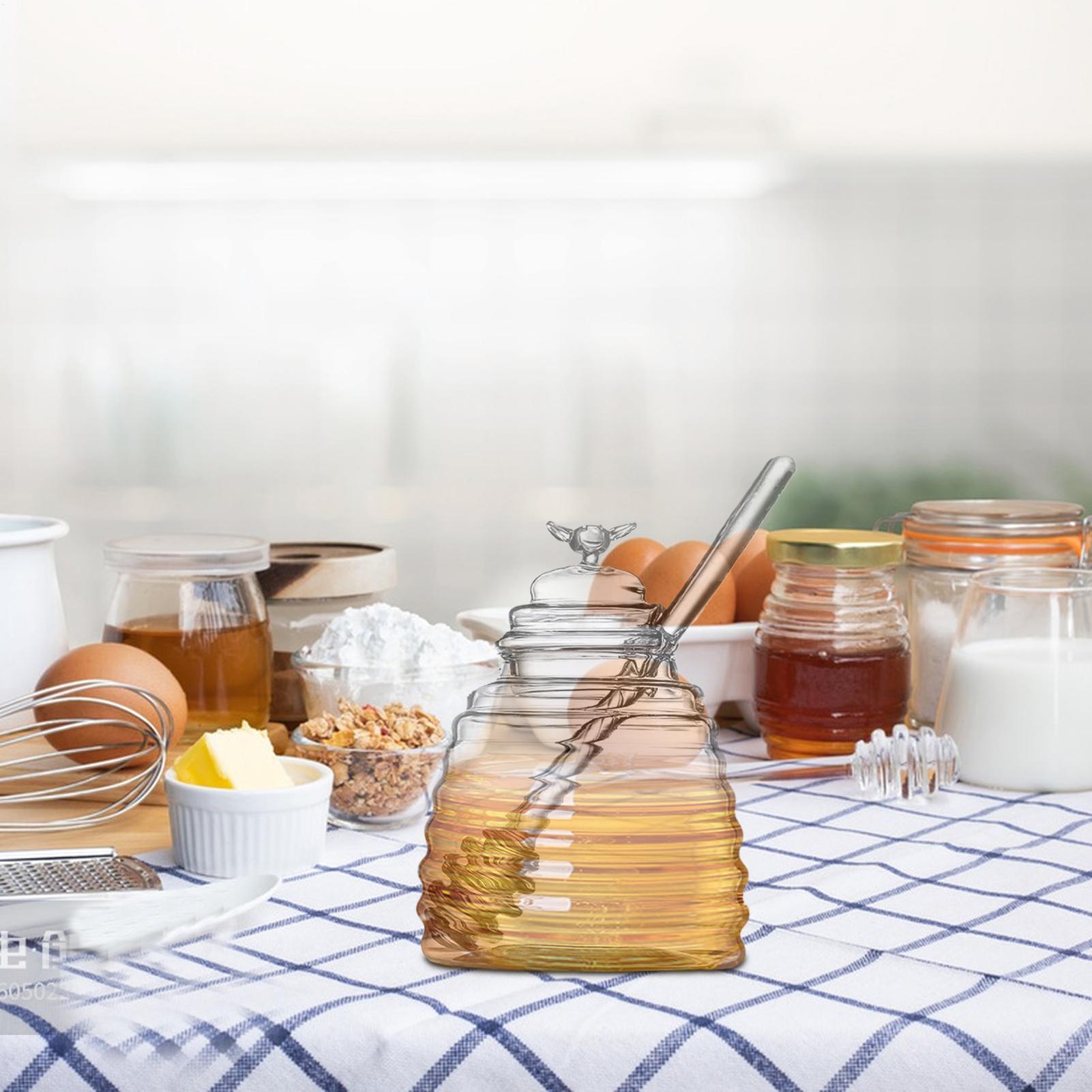Honey Jar with Lid Glass Honey - đánh giá và giá Food Storage 30 Years