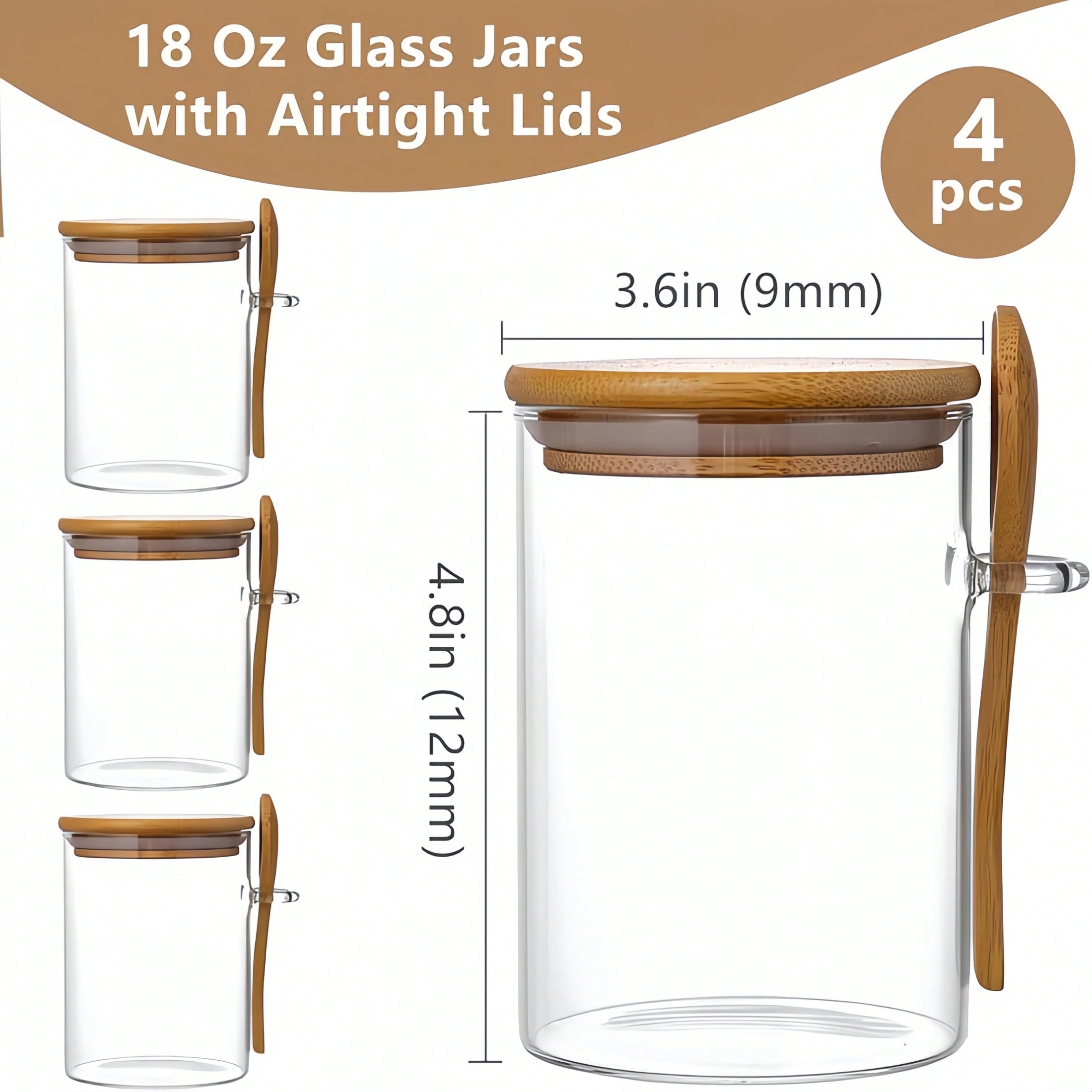 4-Piece Storage Set (Including - đánh giá và giá Food Storage Jar Glass