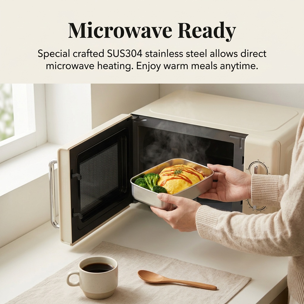 Stainless Steel Bento Box Meta - đánh giá và giá Food Storage 30 Years