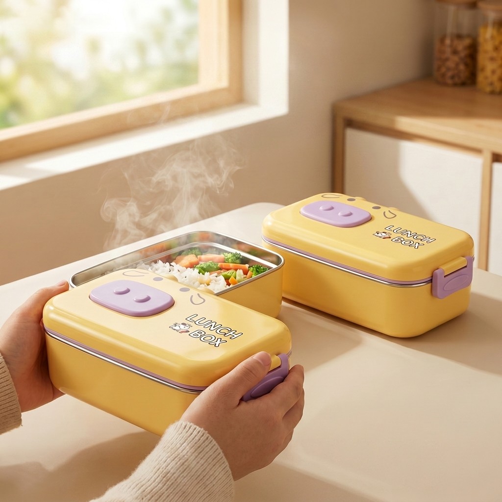 304 Stainless Steel Bento Box  - đánh giá và giá Food Storage Quart