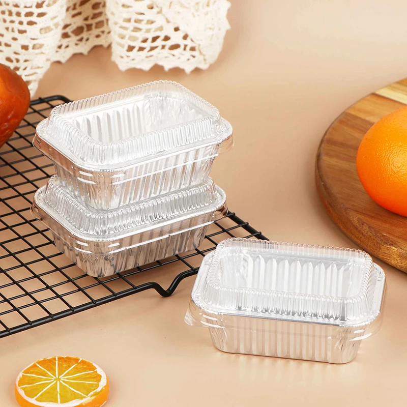 10Pcs Disposable Rectangular A - đánh giá và giá Food Storage Aluminum Containers