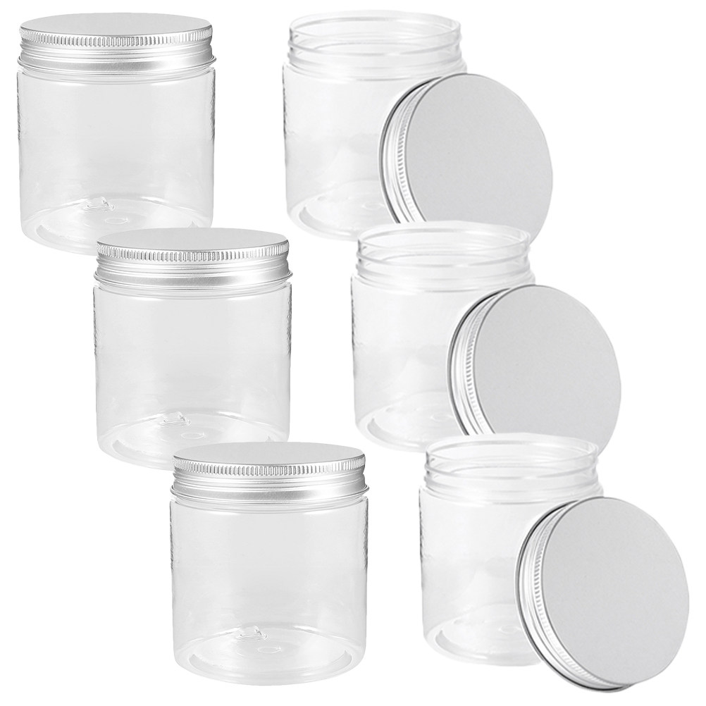6Pcs 250Ml Plastic Jar with Al - đánh giá và giá Food Storage Aluminum Containers