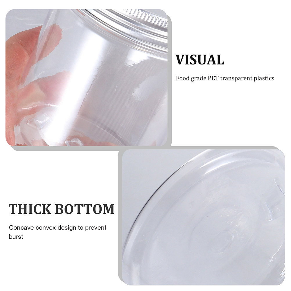 6Pcs 250Ml Plastic Jar with Al - đánh giá và giá Food Storage Aluminum Containers
