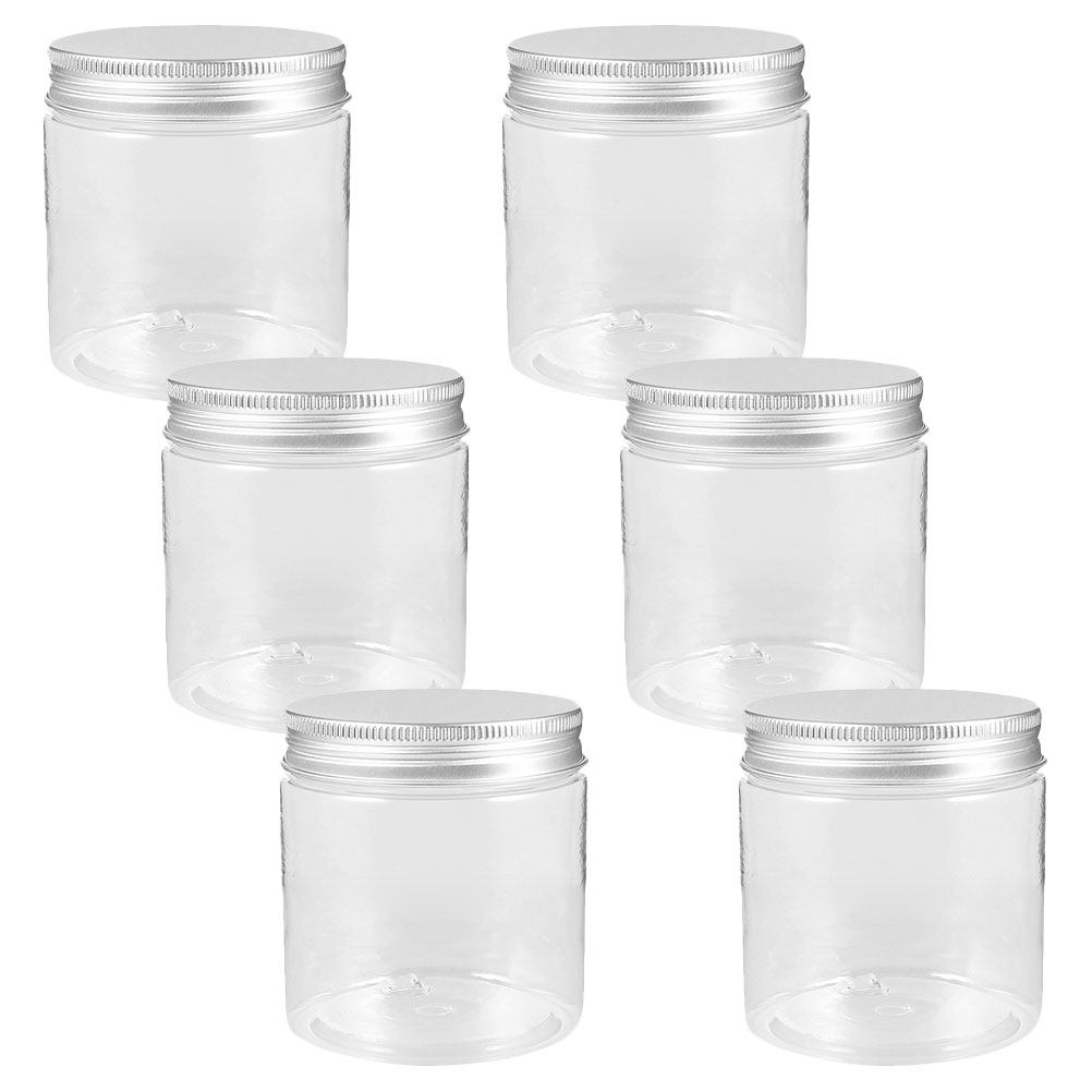 6Pcs 250Ml Plastic Jar with Al - đánh giá và giá Food Storage Aluminum Containers