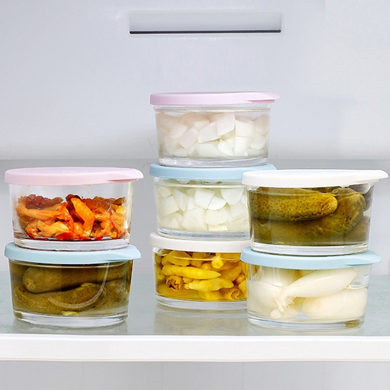●Microwave Safe Round Food Sto - đánh giá và giá Food Storage Jar Glass