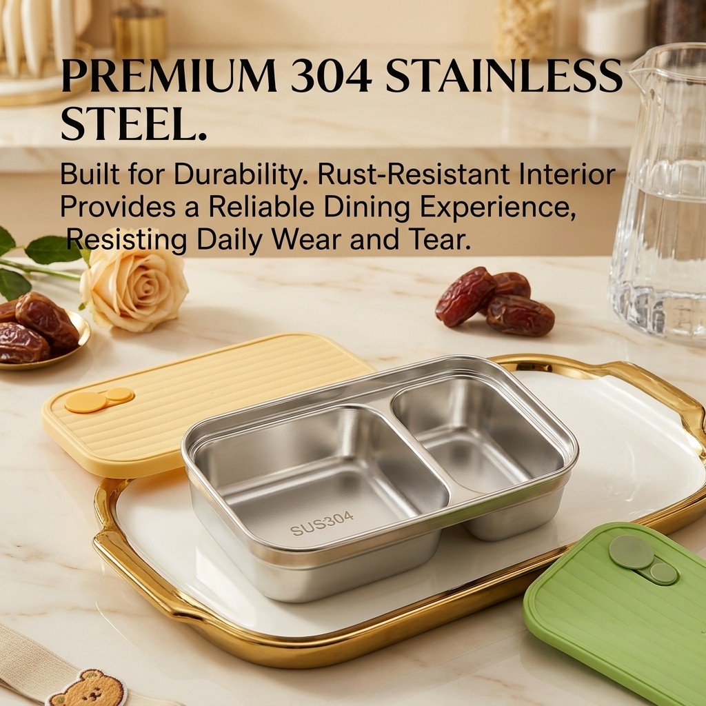 304 Stainless Steel Lunch Box  - đánh giá và giá Food Storage 30 Years