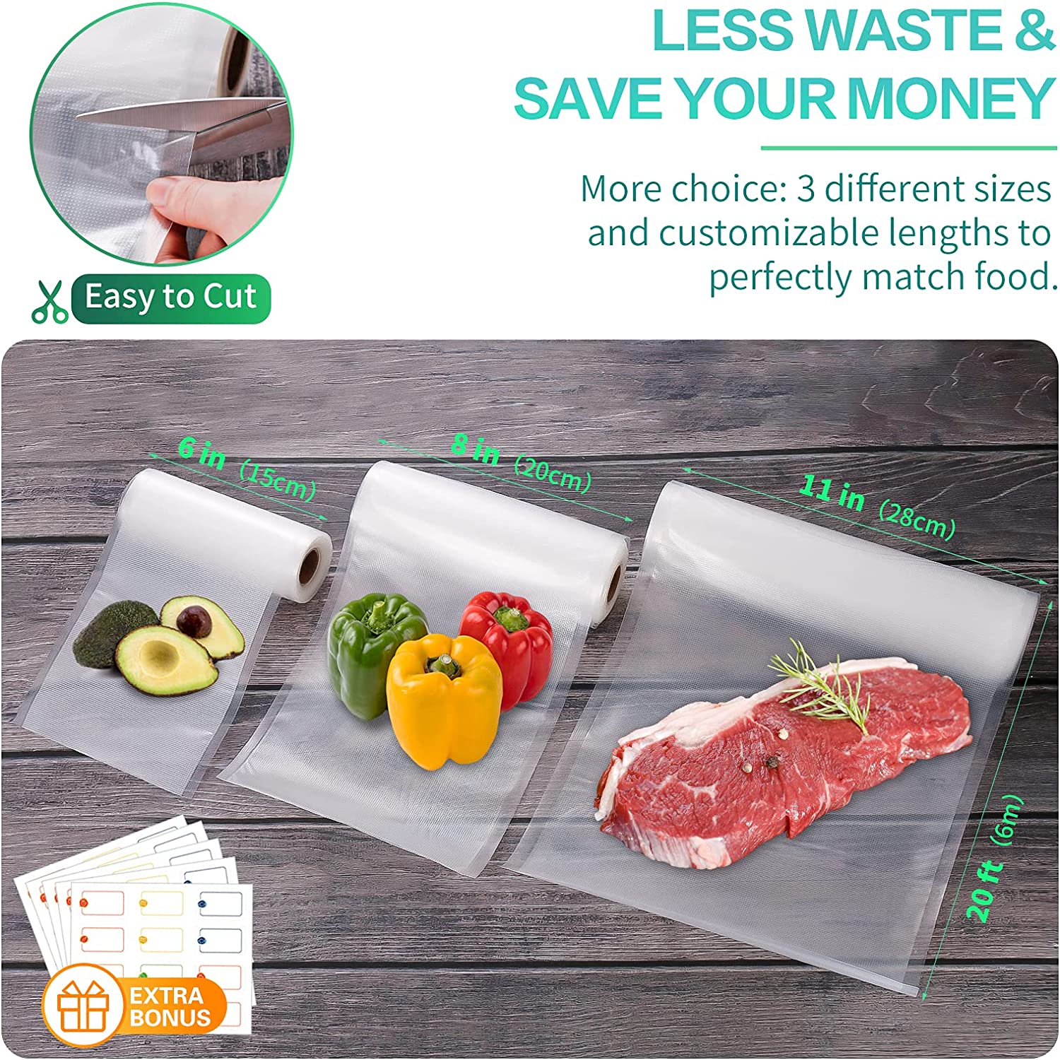 Kitchen Bags For Vacuum Food V - đánh giá và giá Food Storage Vacuum Seal