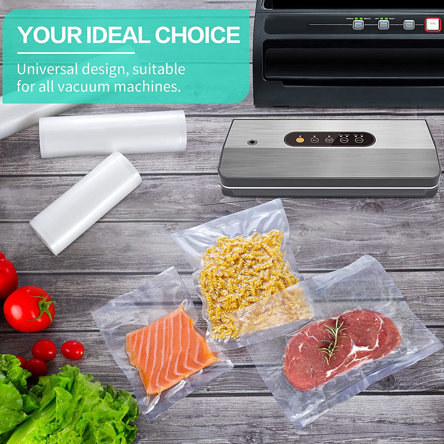 Kitchen Bags For Vacuum Food V - đánh giá và giá Food Storage Vacuum Seal