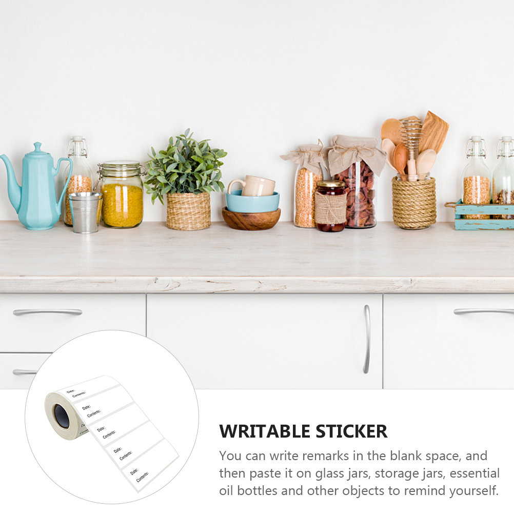 500Pcs Date Sticker Blank Writ - đánh giá và giá Food Storage Essentials
