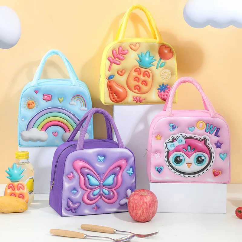 Children's Lunch Box Bag 3D Ca - đánh giá và giá Food Storage Aluminum