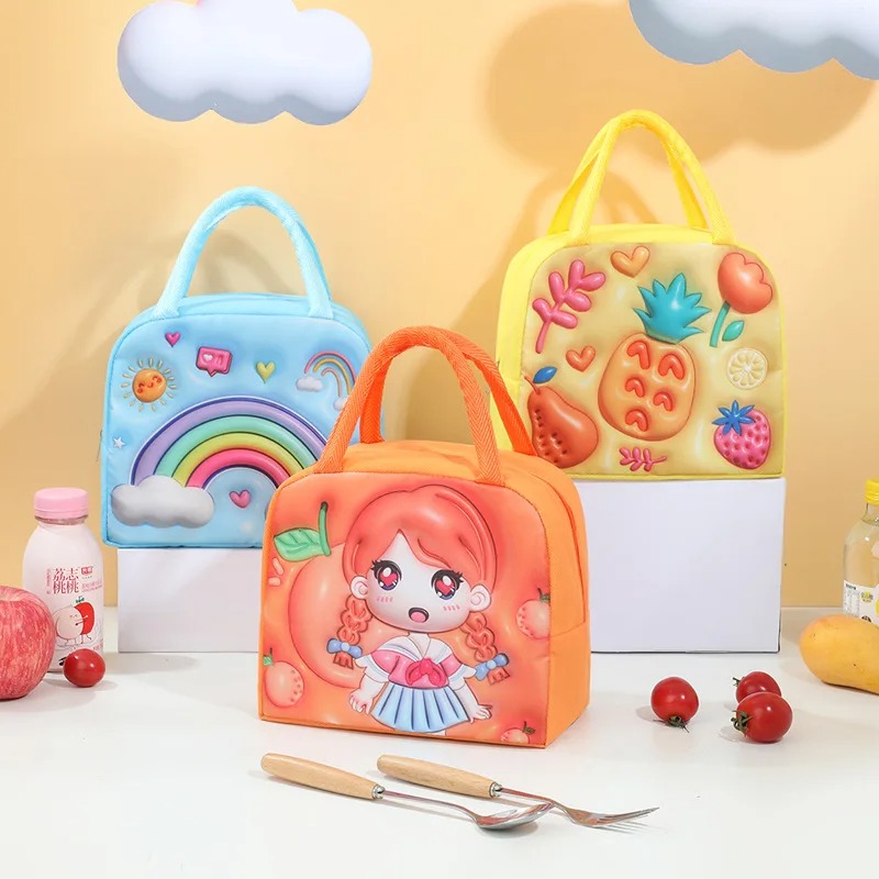 Children's Lunch Box Bag 3D Ca - đánh giá và giá Food Storage Aluminum