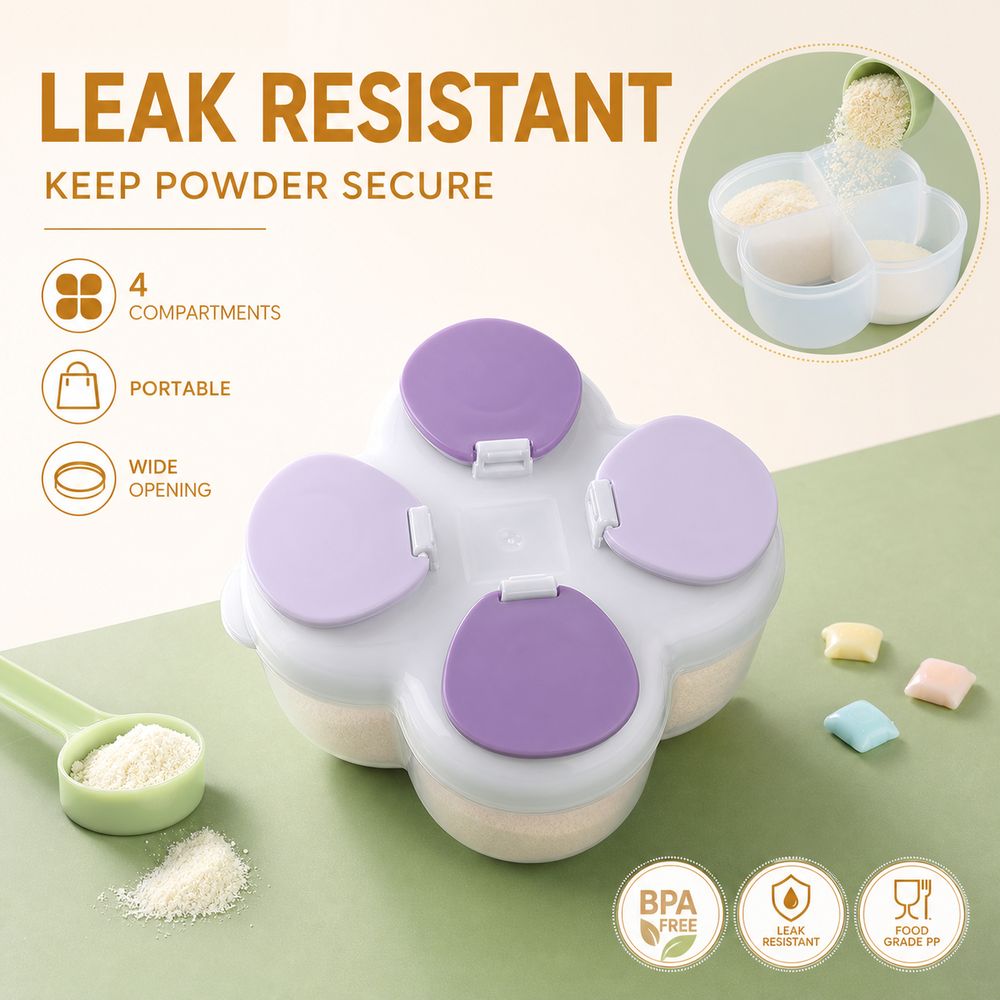 Partitioned Formula Dispenser  - đánh giá và giá Food Storage Baby