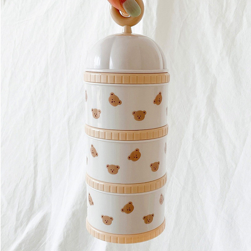 Cute Bear Milk Powder Box Baby - đánh giá và giá Food Storage Baby