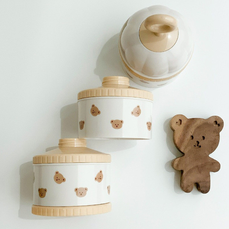 Cute Bear Milk Powder Box Baby - đánh giá và giá Food Storage Baby