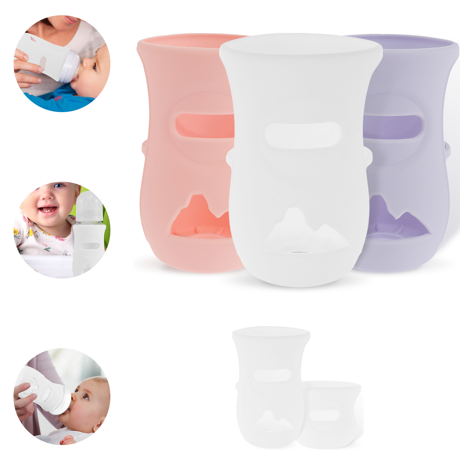 Silicone Sleeves Silicone Baby - đánh giá và giá Food Storage Baby