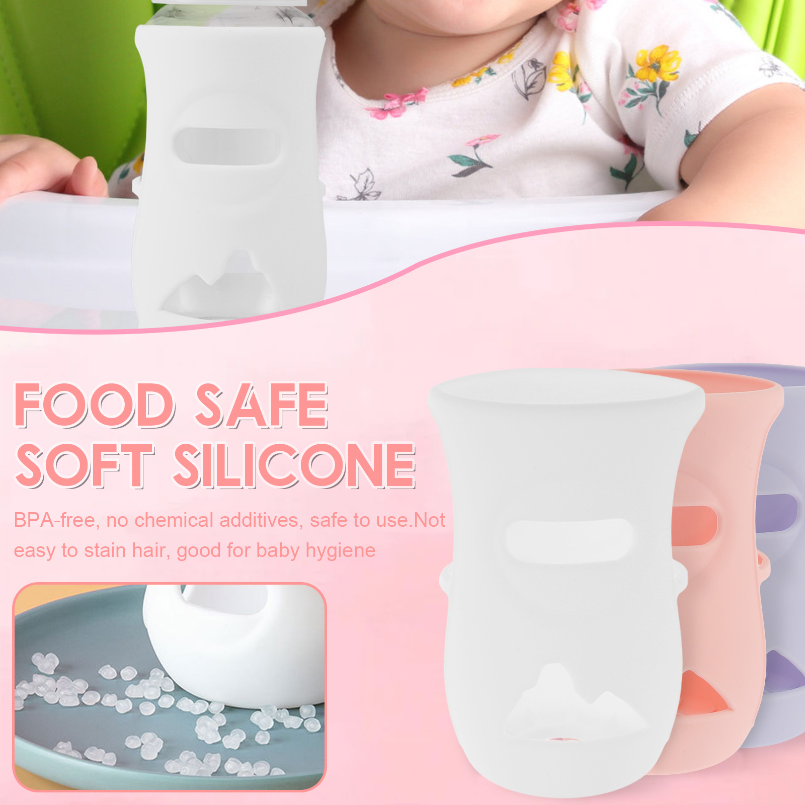 Silicone Sleeves Silicone Baby - đánh giá và giá Food Storage Baby