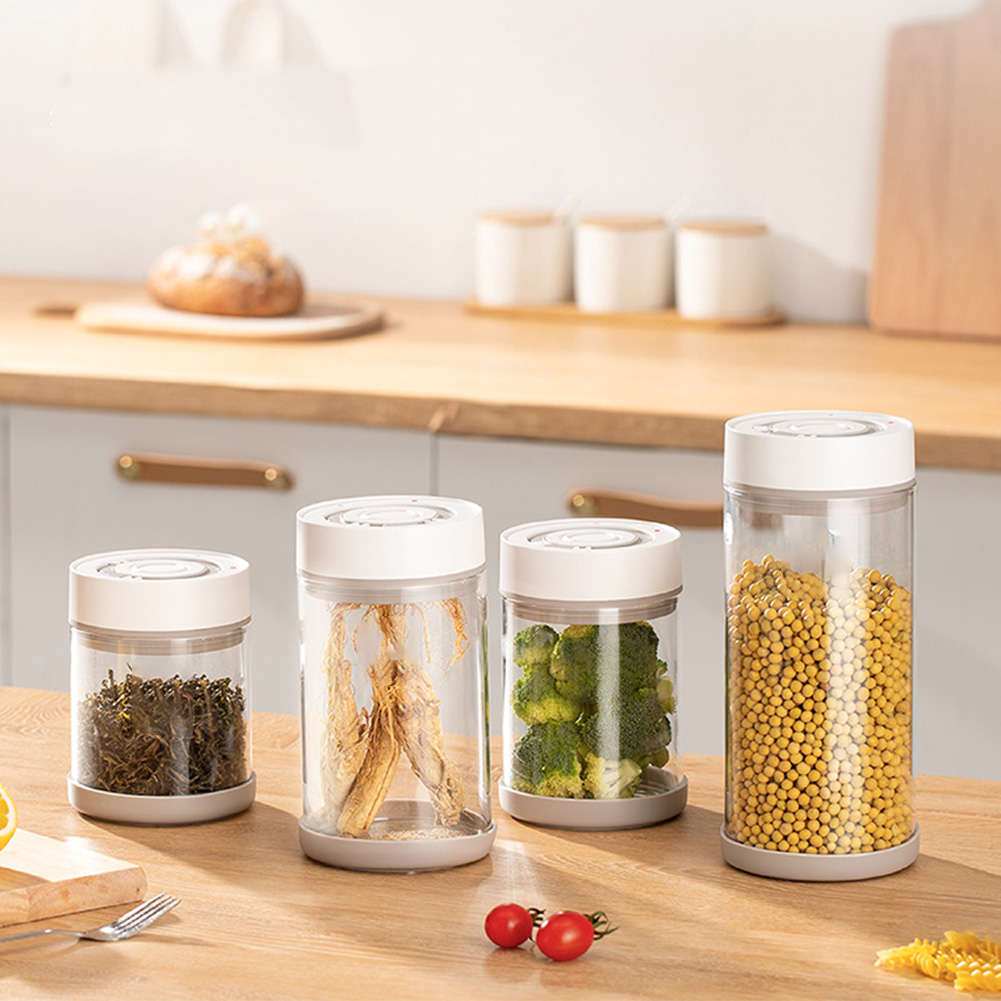 Kitchen Moisture-proof Glass C - đánh giá và giá Food Storage Jar Glass
