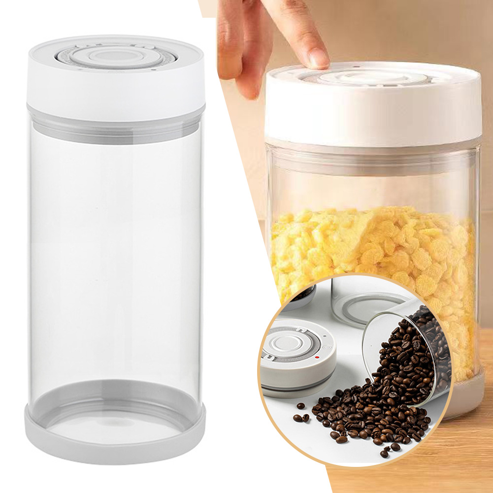 Kitchen Moisture-proof Glass C - đánh giá và giá Food Storage Jar Glass