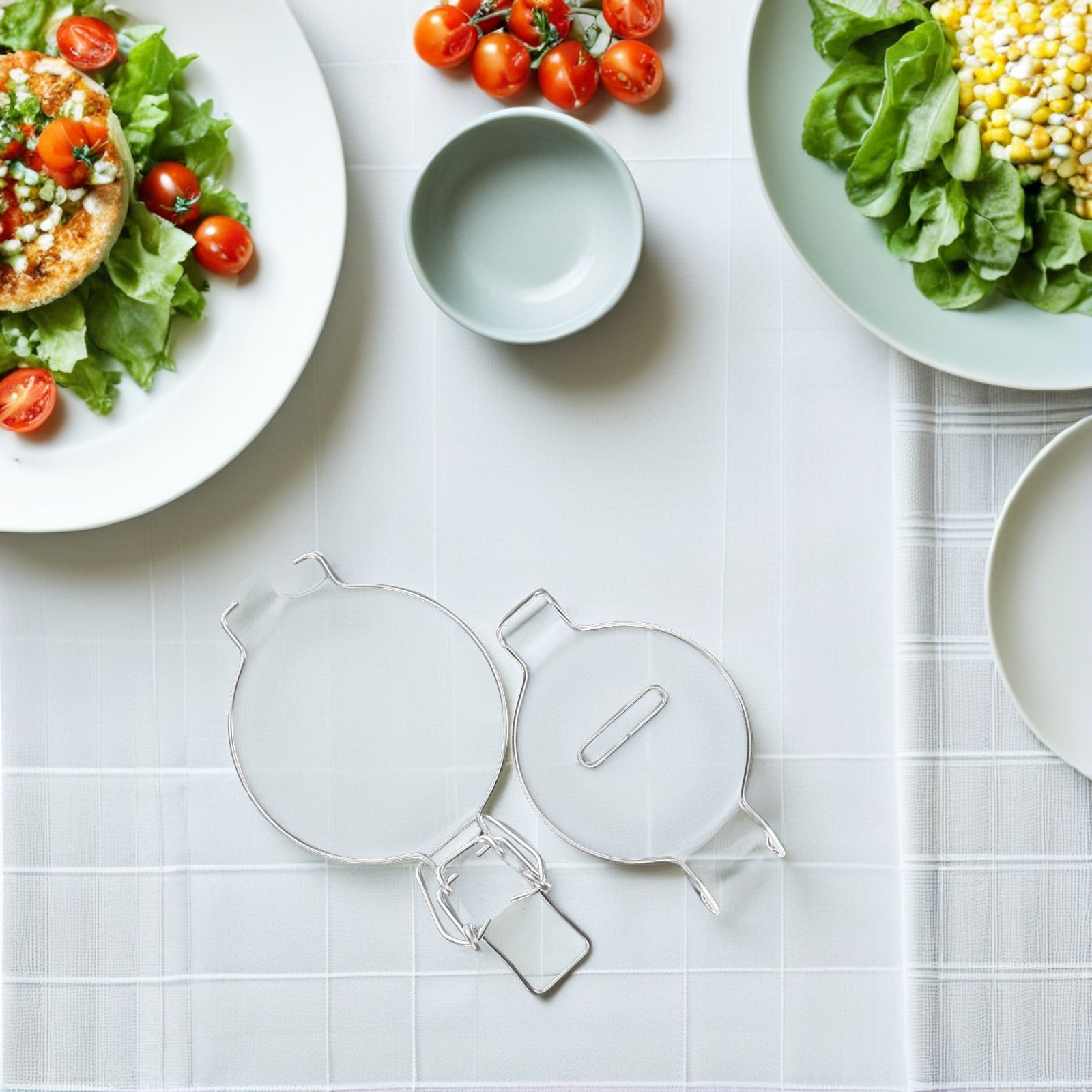 4Pcs Stainless Steel Wire Lock - đánh giá và giá Food Storage Jar Glass