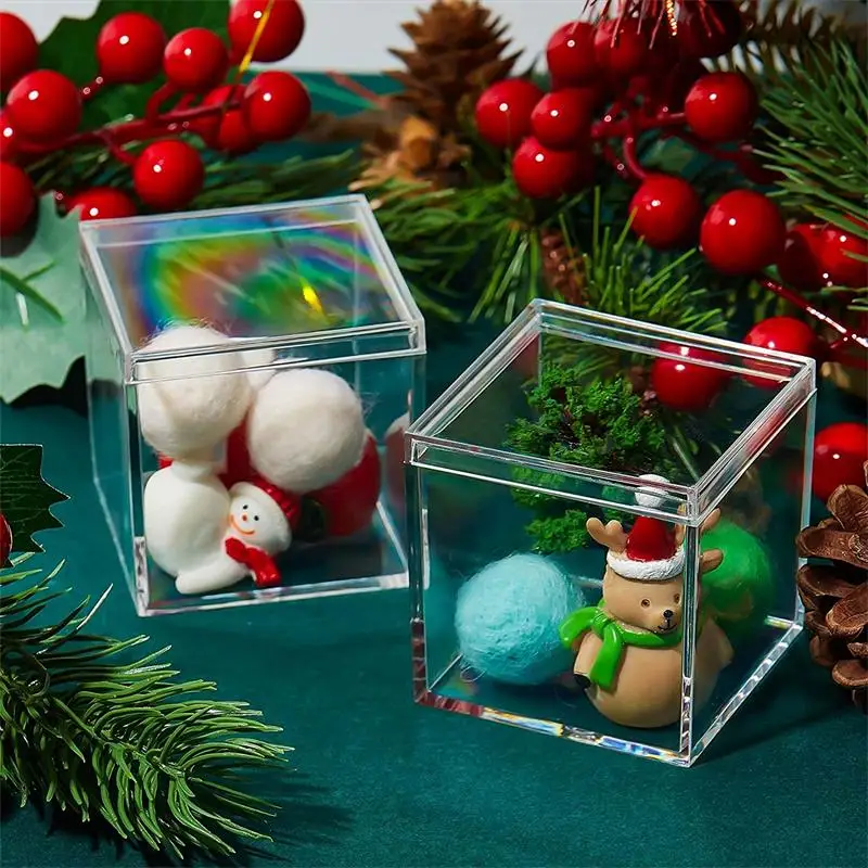 12 PCS Transparent Acrylic Box - đánh giá và giá Food Storage Quart