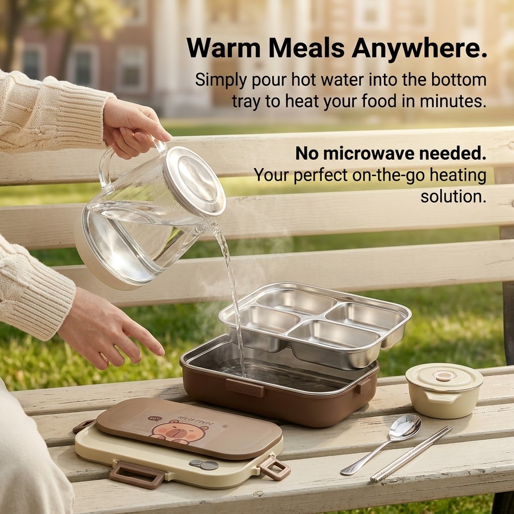 304 Stainless Steel Bento Lunc - đánh giá và giá Food Storage 30 Years