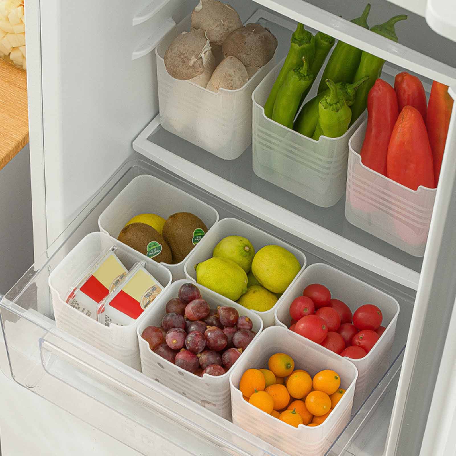 3pcs Kitchen Storage Basket 10 - đánh giá và giá Food Storage Quart