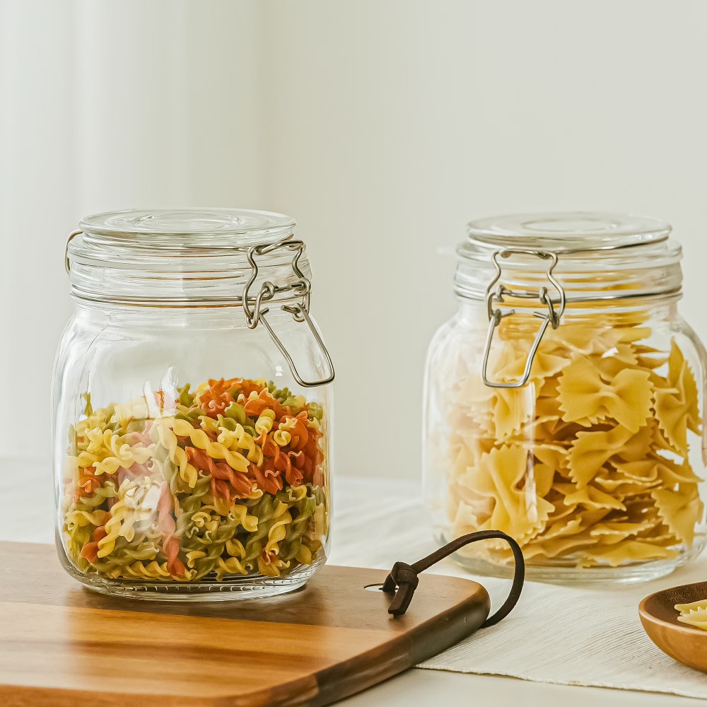 Mainstays 38 oz Glass Food Sto - đánh giá và giá Food Storage Jar Glass