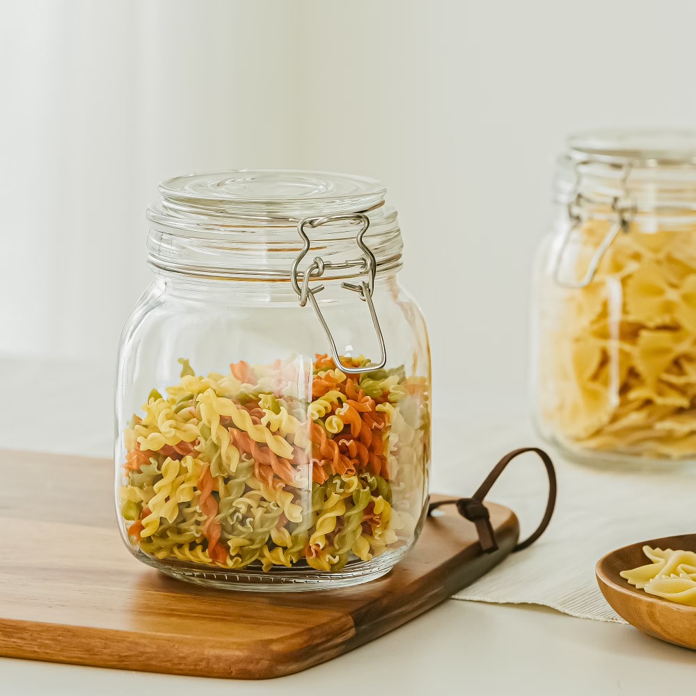 Mainstays 38 oz Glass Food Sto - đánh giá và giá Food Storage Jar Glass