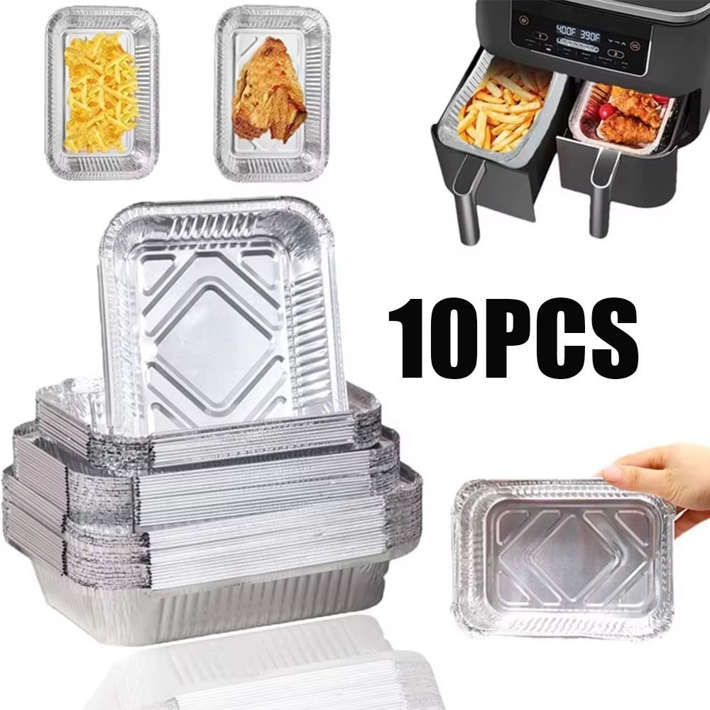 10PCS Disposable Aluminum Foil - đánh giá và giá Food Storage Aluminum Containers