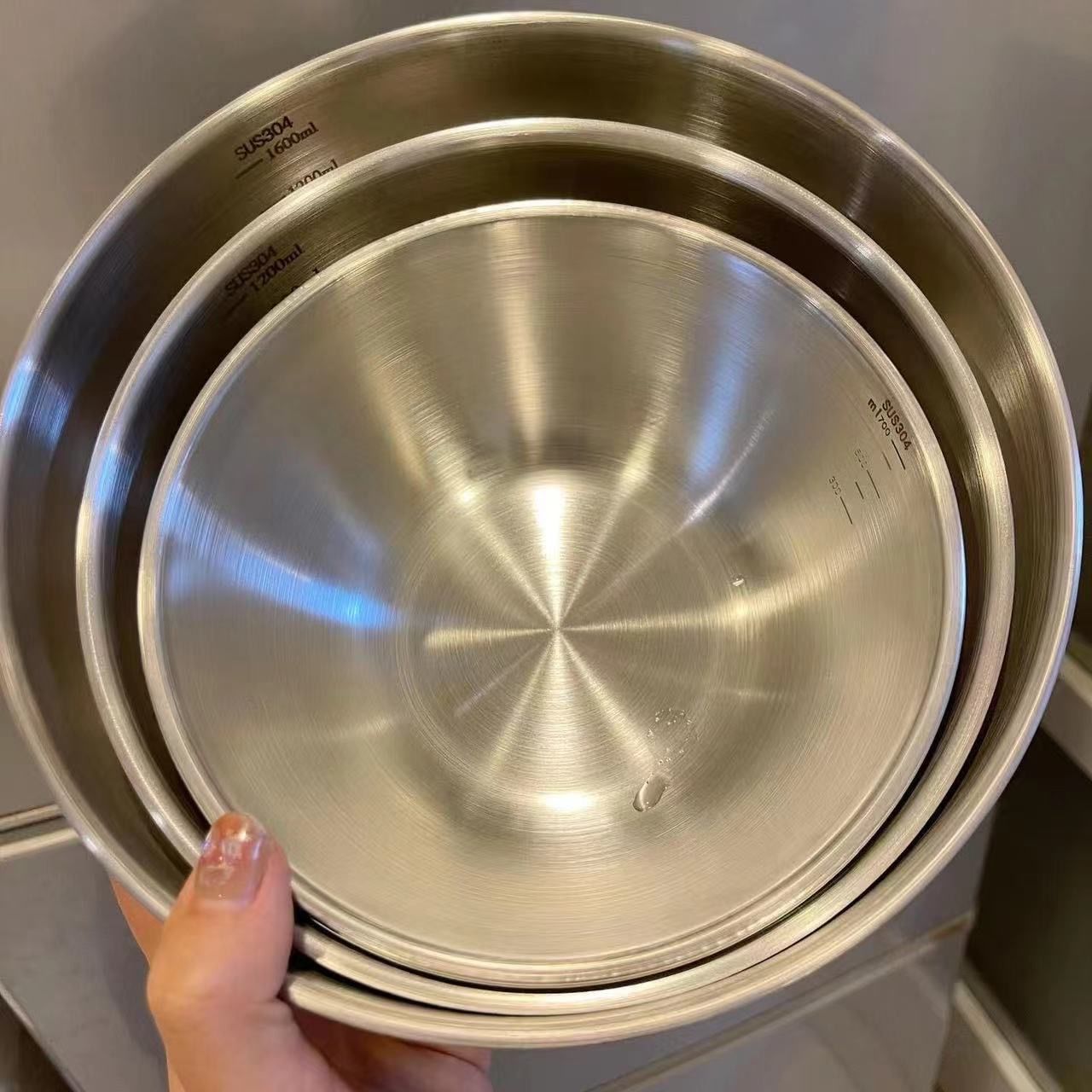 1-3 Stainless Steel Bowl Set w - đánh giá và giá Food Storage Essentials