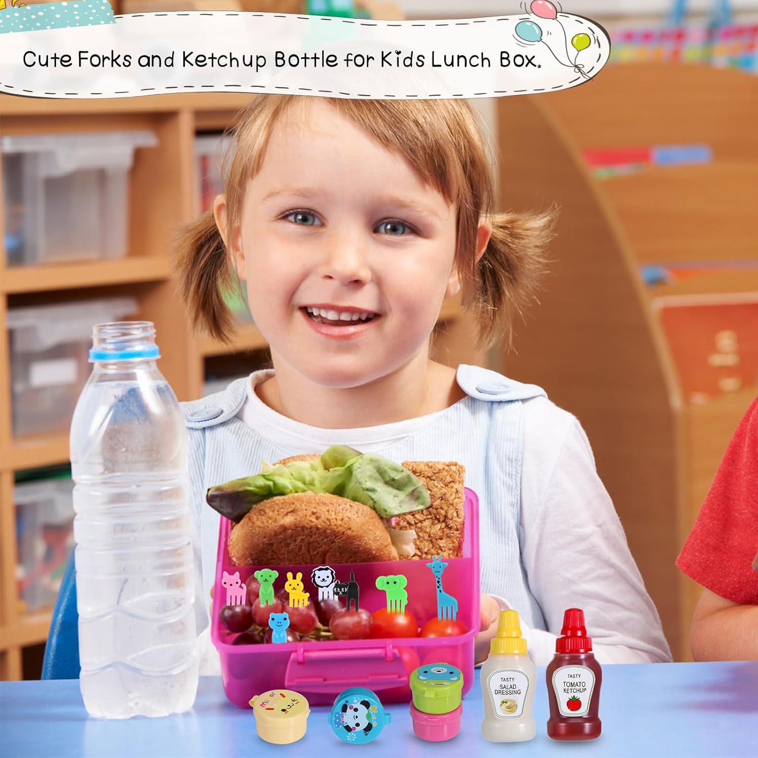 Kids Bento Lunch Box Accessori - đánh giá và giá Condiment Squeeze Bottle
