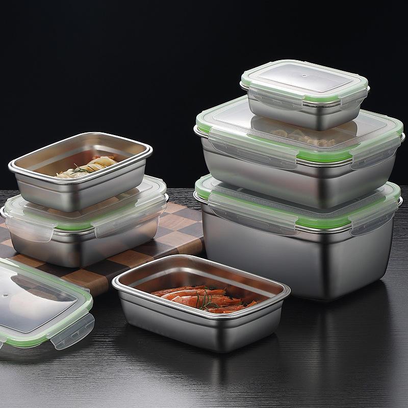 304 Stainless Steel Lunch Box  - đánh giá và giá Food Storage Quart