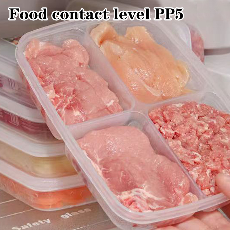 New【4 Grids Plastic Storage Bo - đánh giá và giá Food Storage Quart