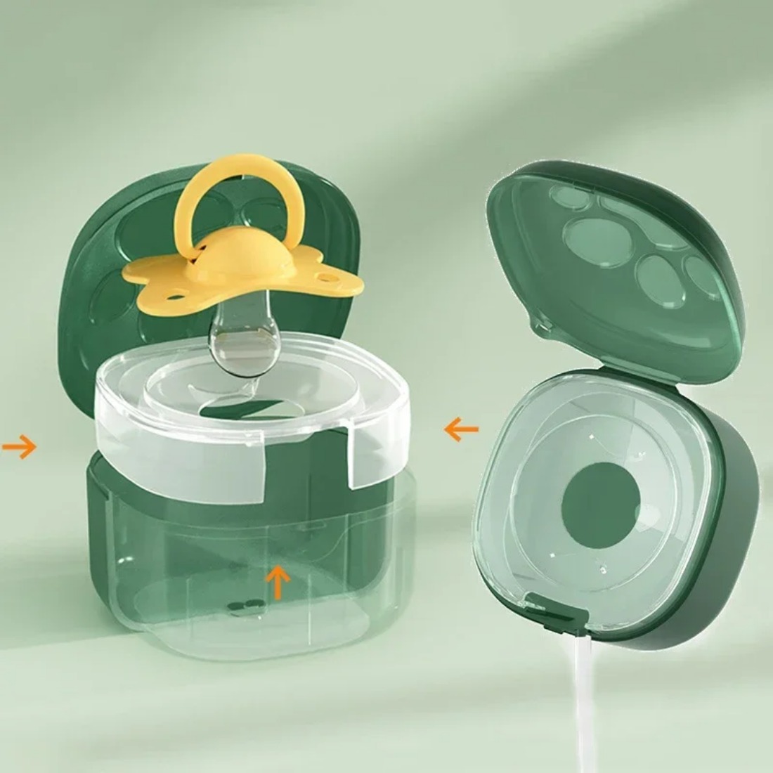 Food Grade Silicone Pacifier B - đánh giá và giá Food Storage Baby