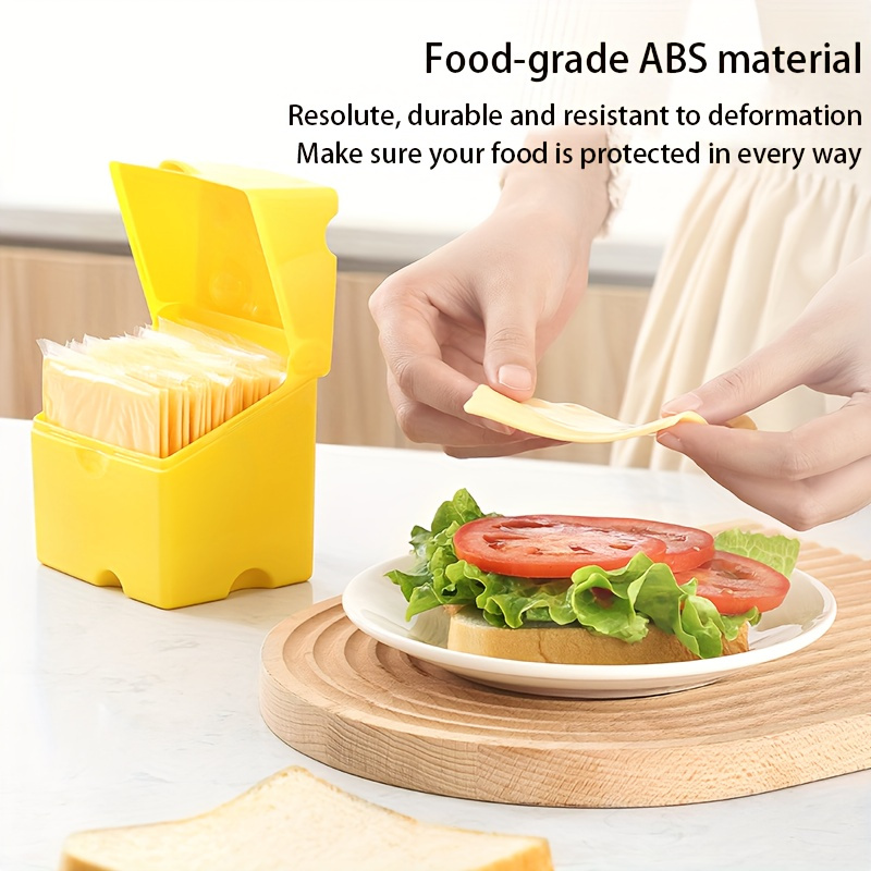 1pc ABS Cheese Storage Box wit - đánh giá và giá Food Storage Yellow