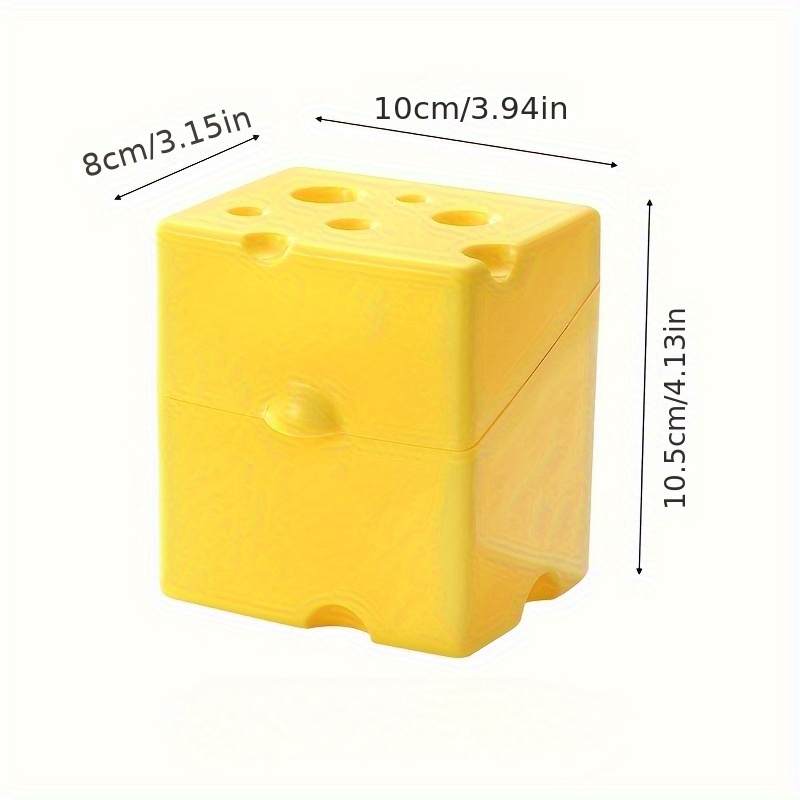 1pc ABS Cheese Storage Box wit - đánh giá và giá Food Storage Yellow