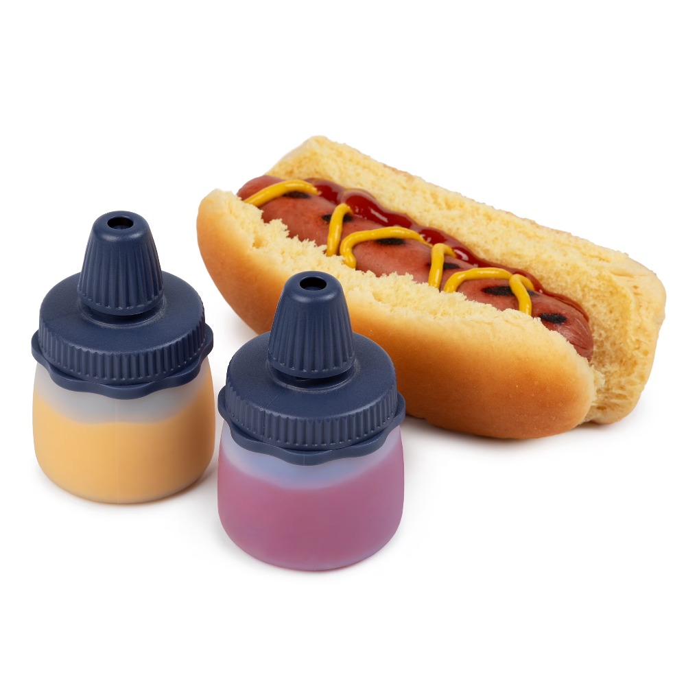 Silicone Squeeze Bottles Blue  - đánh giá và giá Condiment Squeeze Bottle