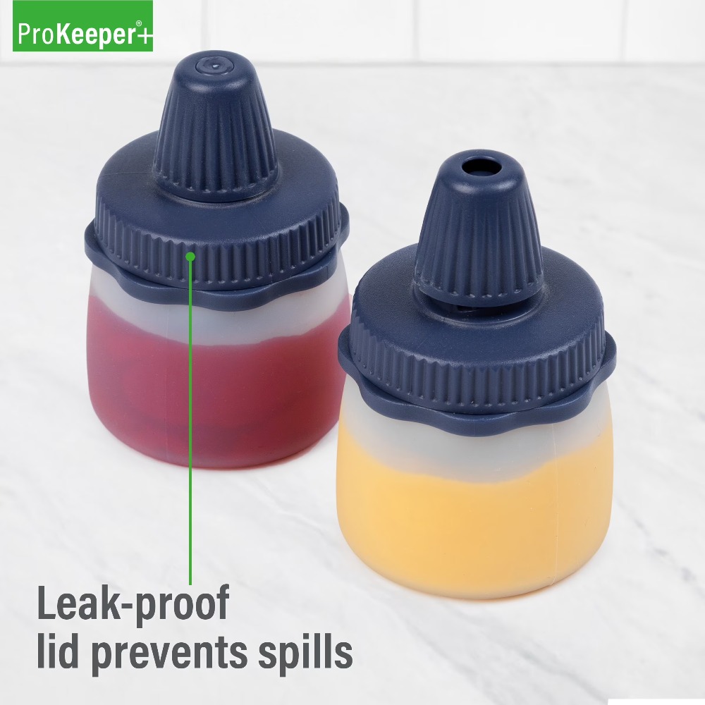Silicone Squeeze Bottles Blue  - đánh giá và giá Condiment Squeeze Bottle