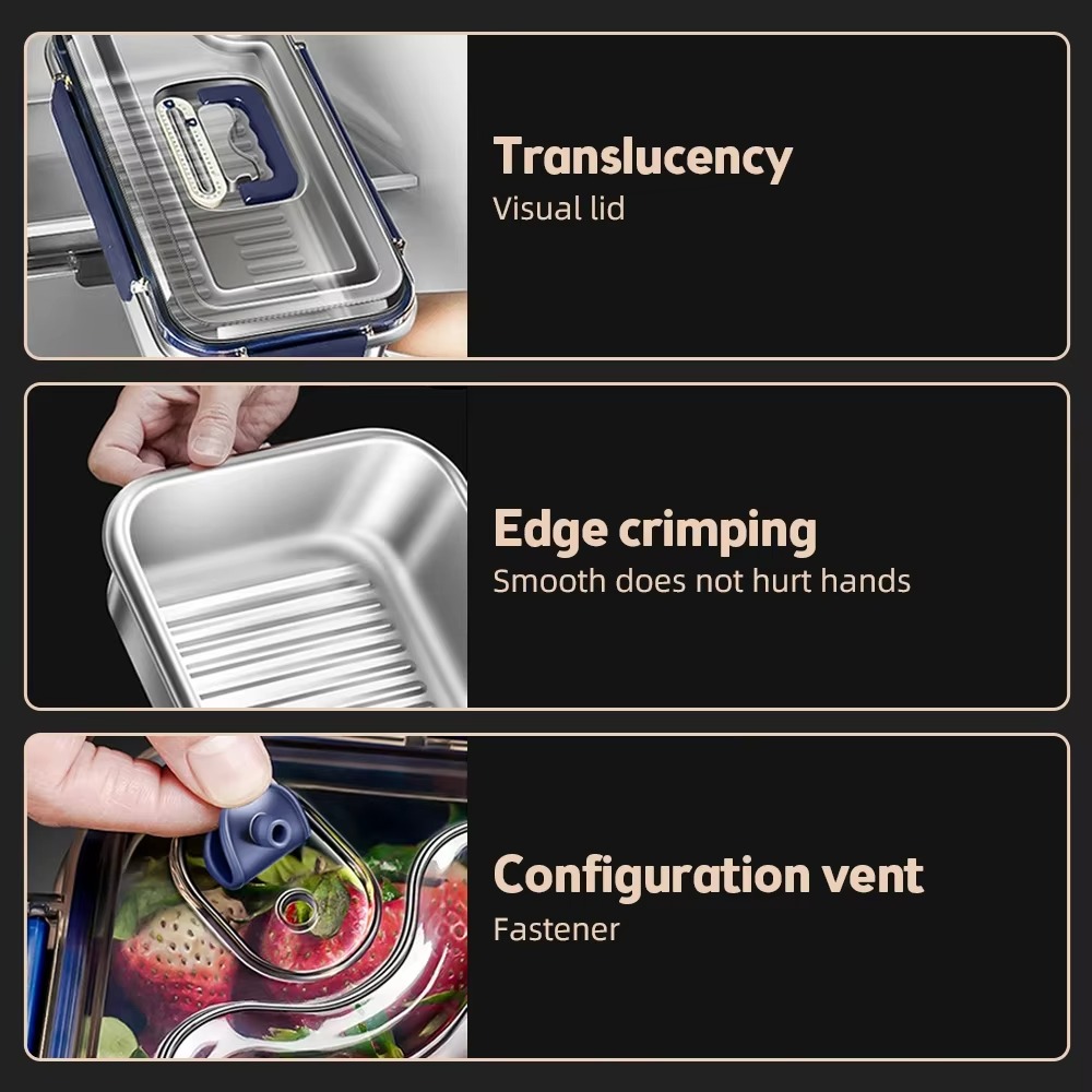 316 Stainless Steel Food Stora - đánh giá và giá Food Storage Quart