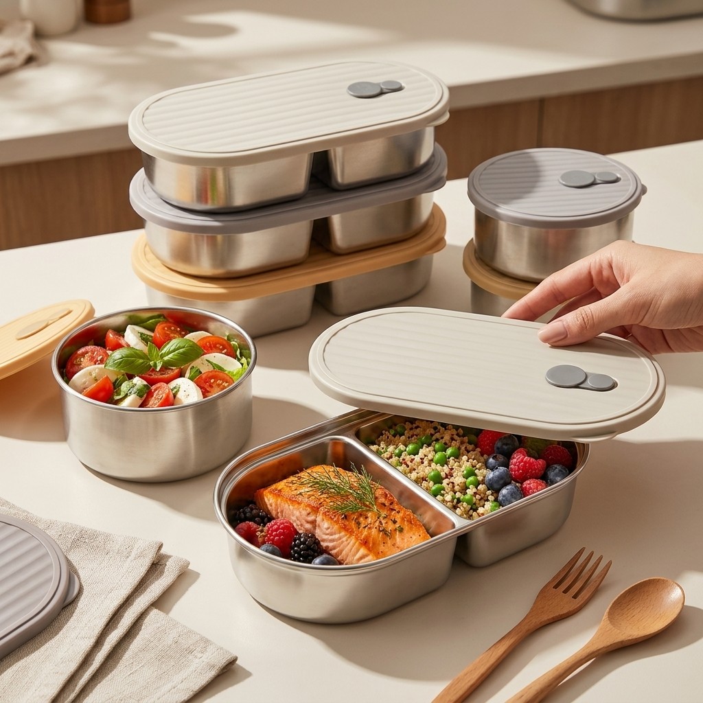 Microwave Safe 304 Stainless S - đánh giá và giá Food Storage 30 Years