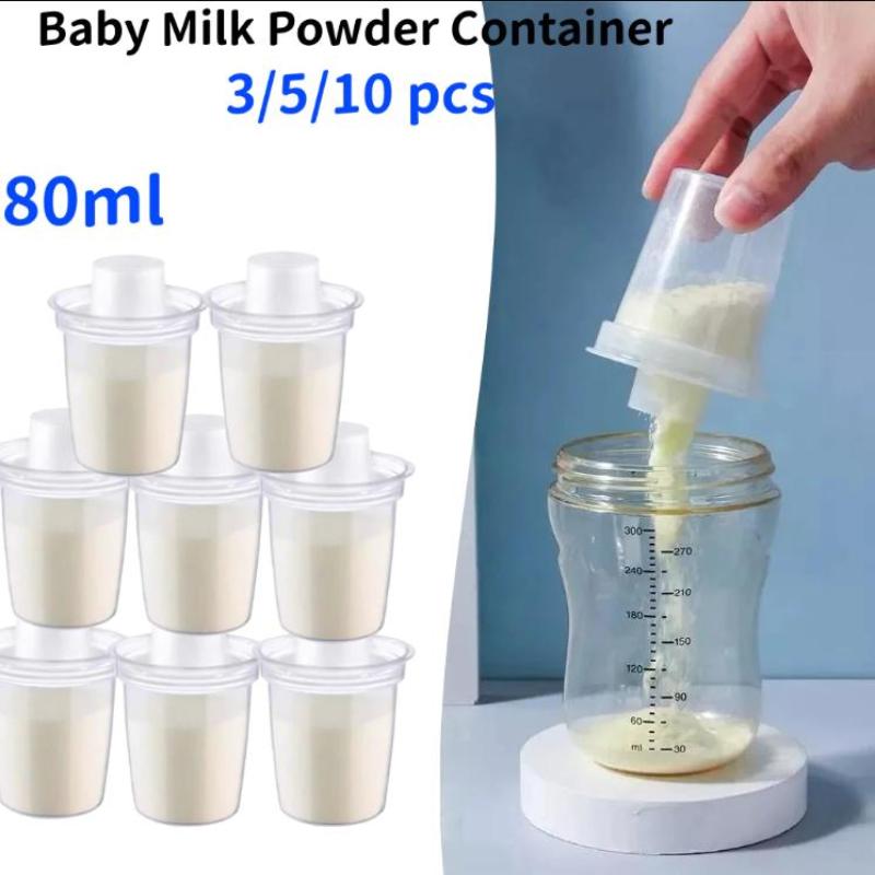6PPC 80ML Baby Milk Powder Dis - đánh giá và giá Food Storage Baby
