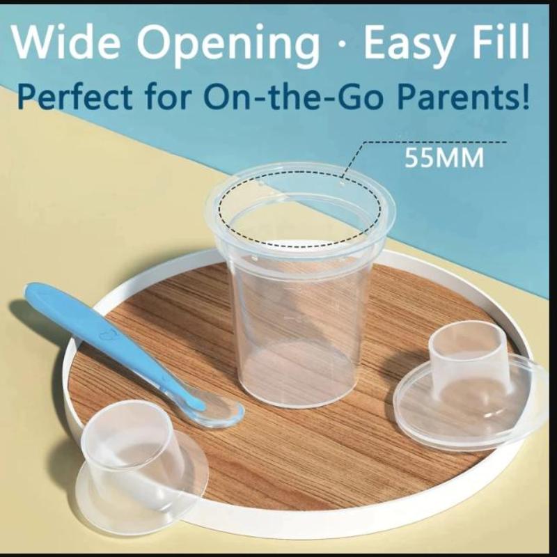 6PPC 80ML Baby Milk Powder Dis - đánh giá và giá Food Storage Baby