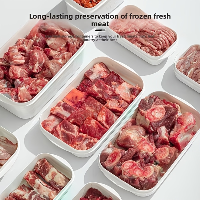 10Pcs Reusable Stackable Food  - đánh giá và giá Food Storage Quart